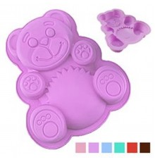 Силікон МН-3037 форма для випічки Ведмедик 17х15х3см