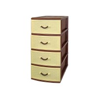Комод Новий 4-яр сплошна панель бежевий