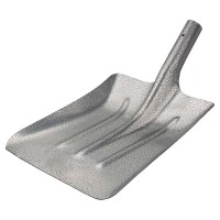 Лопата совкова універсальна 500×320×1.3мм 1.2кг (сніг, зерно) порошкове покриття GRAD